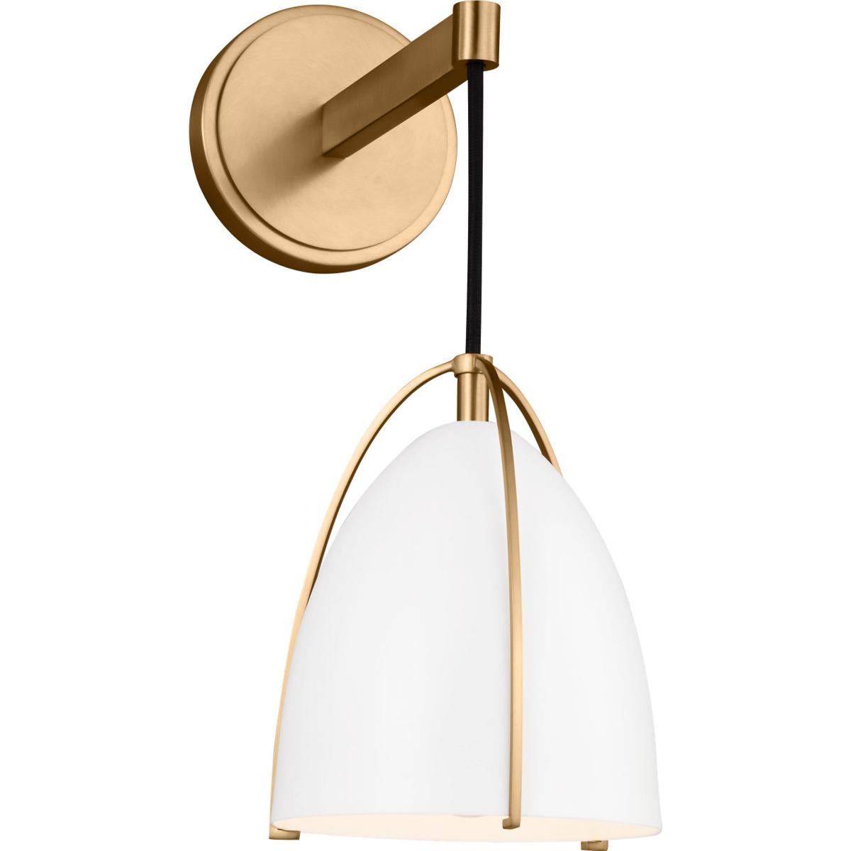 Visual Comfort Studio Collection 4151801EN3-848 Sean Lavin Norman 1 Light 6 inch Satin Brass Wall Bath Fixture Wall Light