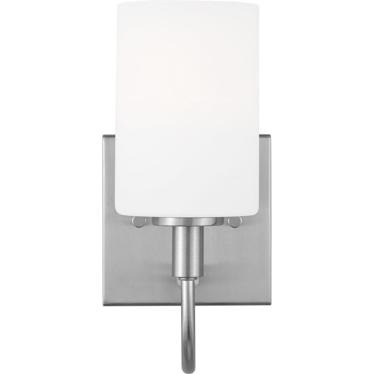 Visual Comfort Studio Collection 4157101EN3-962 Oak Moore 1 Light 4.88 inch Brushed Nickel Bath Vanity Wall Light