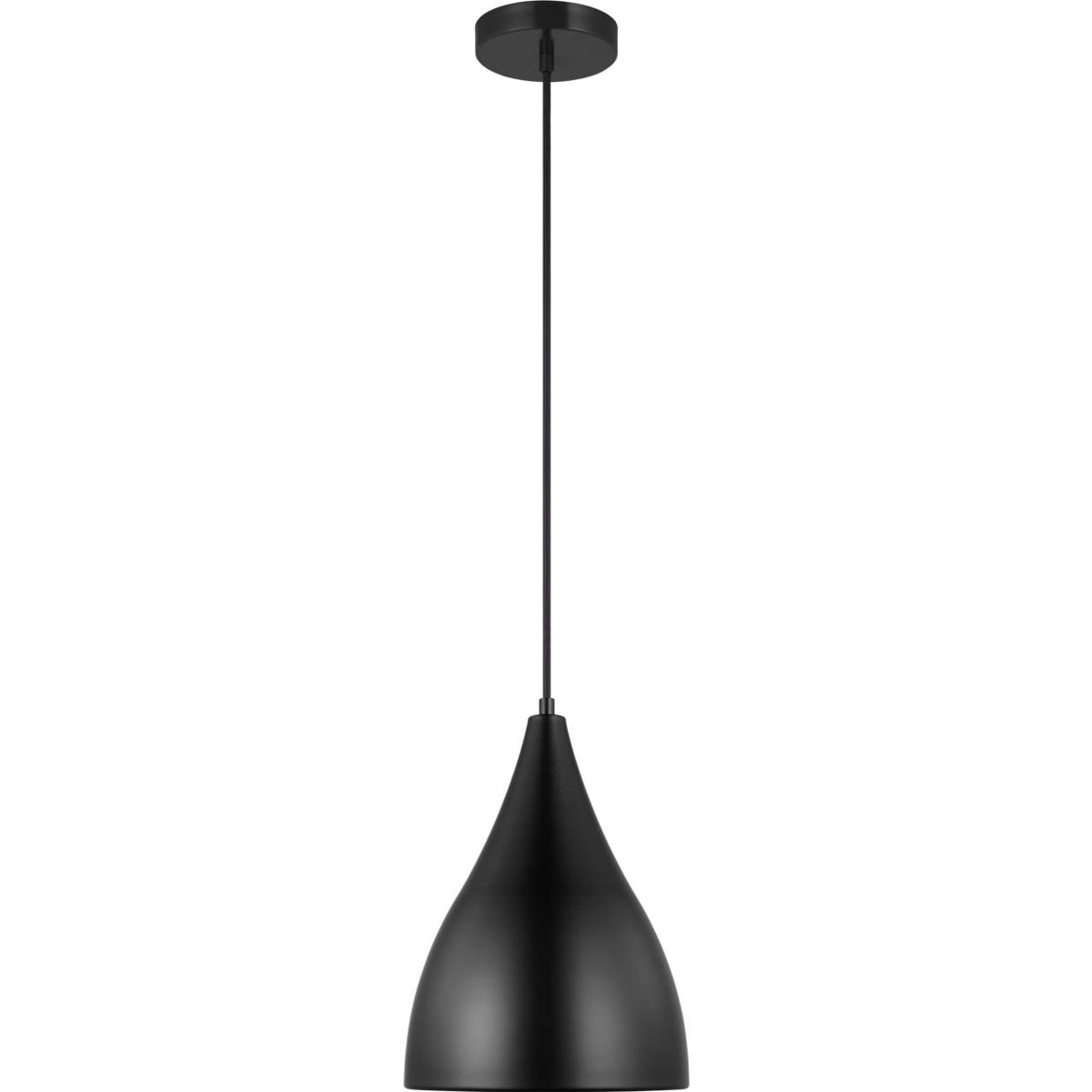 Visual Comfort Studio Collection 6545301EN3-112 Oden 1 Light 9 inch Midnight Black Pendant Ceiling Light