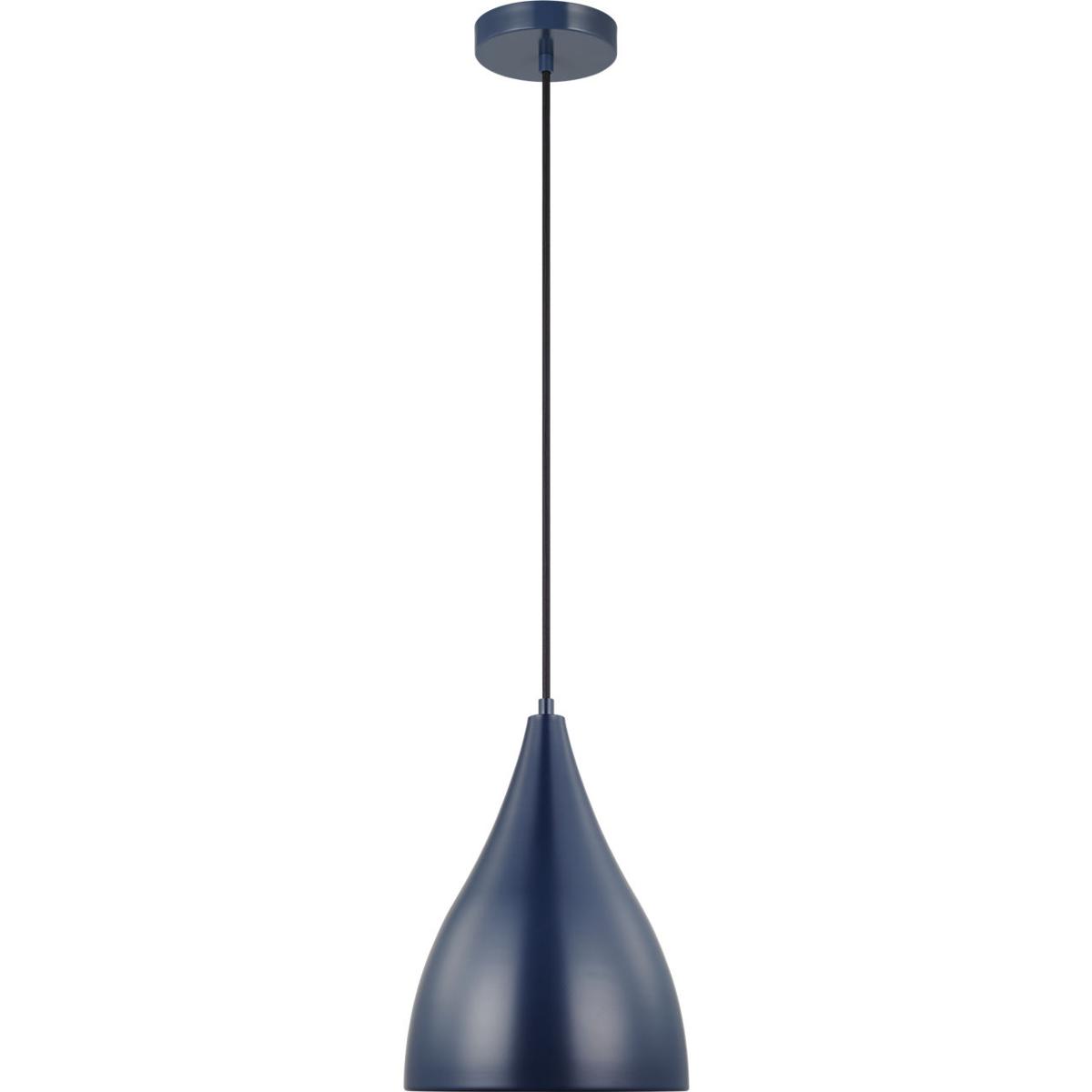 Visual Comfort Studio Collection 6545301EN3-127 Oden 1 Light 9 inch Navy Pendant Ceiling Light