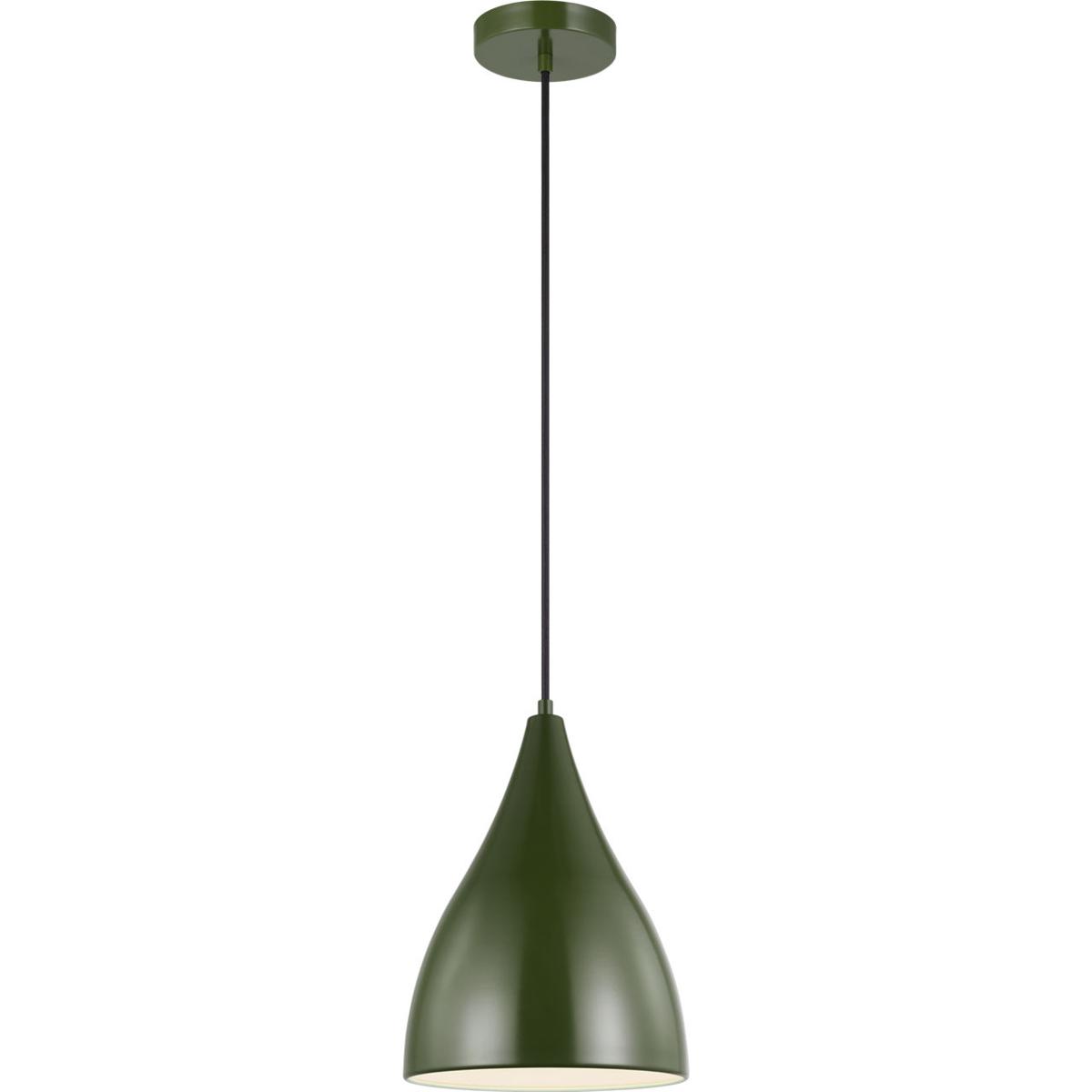 Visual Comfort Studio Collection 6545301EN3-145 Oden 1 Light 9 inch Olive Pendant Ceiling Light