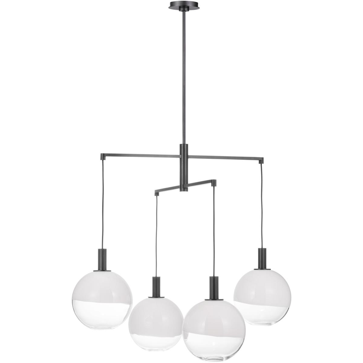 Visual Comfort Studio Collection SLC1044AI Sean Lavin Torian 4 Light 32.5 inch Aged Iron Chandelier Ceiling Light