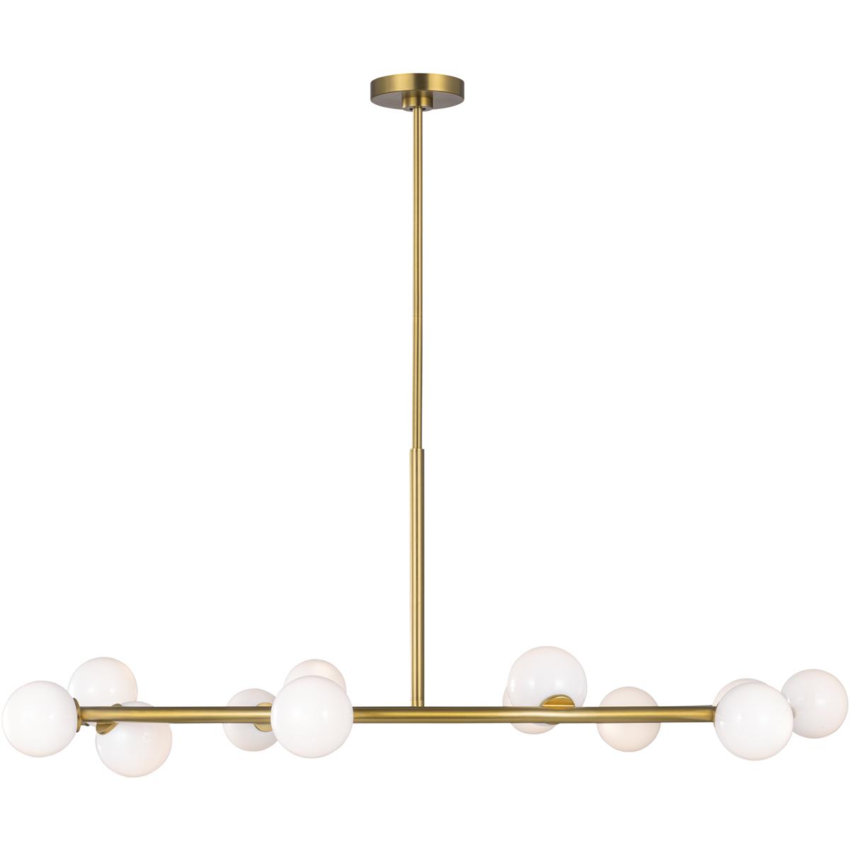 Visual Comfort Studio Collection SLC10612BBS Sean Lavin Altair 12 Light 44 inch Burnished Brass Chandelier Ceiling Light