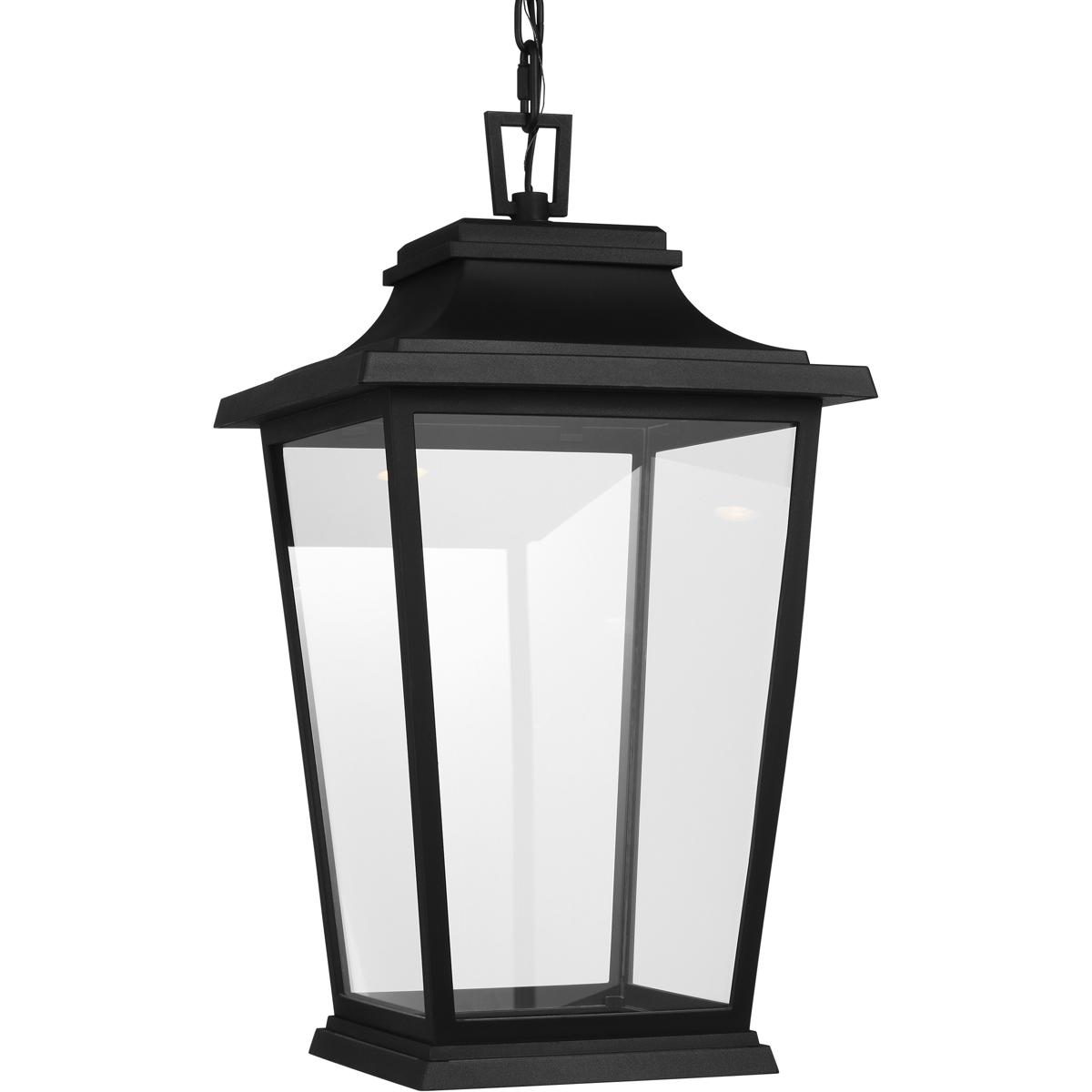 Visual Comfort Studio Collection SLO1271TXB Sean Lavin Warren LED 12 inch Textured Black Outdoor Hanging Lantern