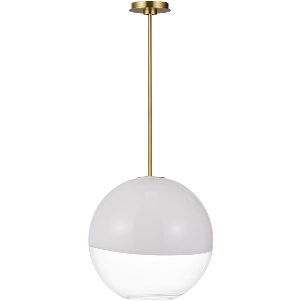 Visual Comfort Studio Collection SLP1011BBS Sean Lavin Torian 1 Light 14 inch Burnished Brass Pendant Ceiling Light