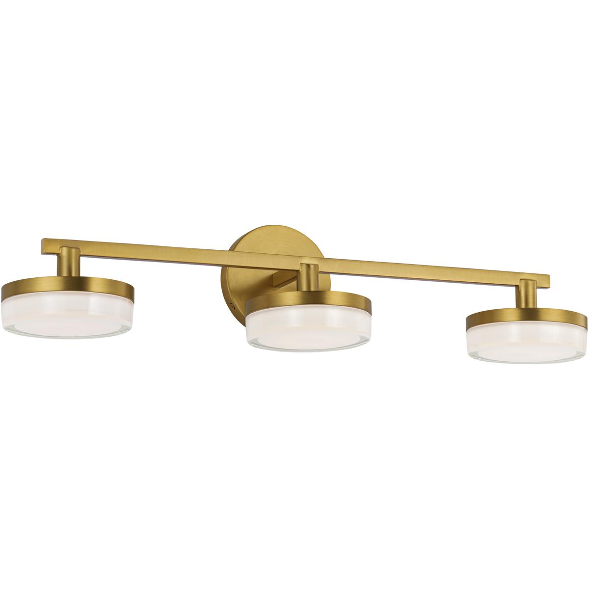 Visual Comfort Studio Collection SLV1013BBS Sean Lavin Khan LED 24 inch Burnished Brass Bath Vanity Wall Light