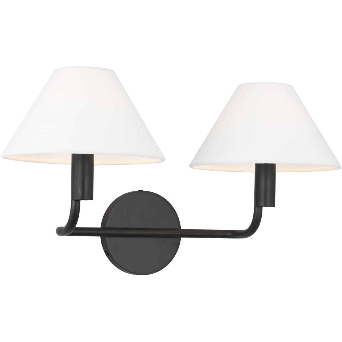 Visual Comfort Studio Collection SLW1012AI Sean Lavin Colfax 2 Light 18.5 inch Aged Iron Sconce Wall Light