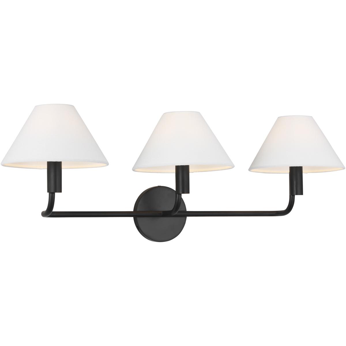 Visual Comfort Studio Collection SLW1023AI Sean Lavin Colfax 3 Light 29 inch Aged Iron Sconce Wall Light