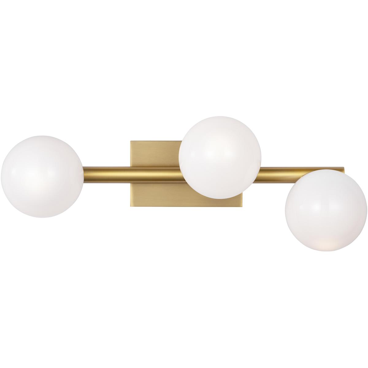 Visual Comfort Studio Collection SLW1043BBS Sean Lavin Altair 3 Light 16 inch Burnished Brass Sconce Wall Light