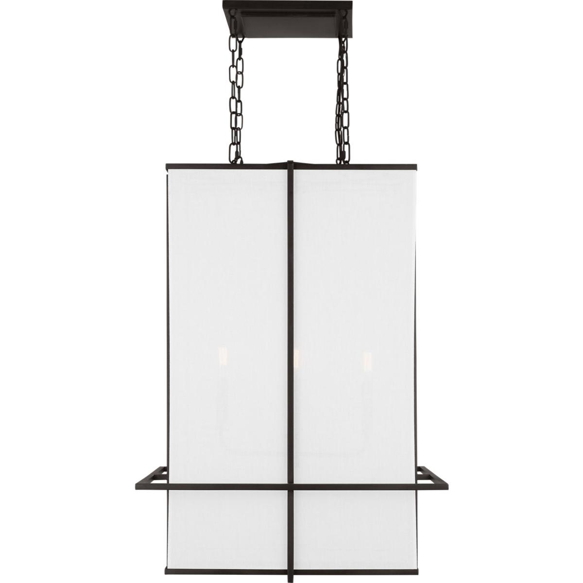 Visual Comfort Studio Collection TFC1004AI Thom Filicia Dresden 4 Light 23.25 inch Aged Iron Lantern