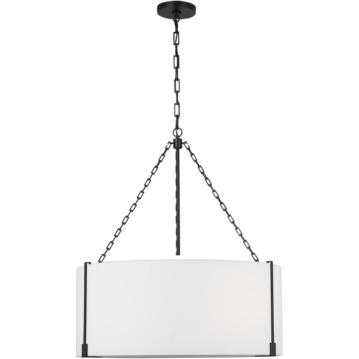 Visual Comfort Studio Collection TFC1123AI Thom Filicia Bergen 3 Light 28.25 inch Aged Iron Pendant Ceiling Light