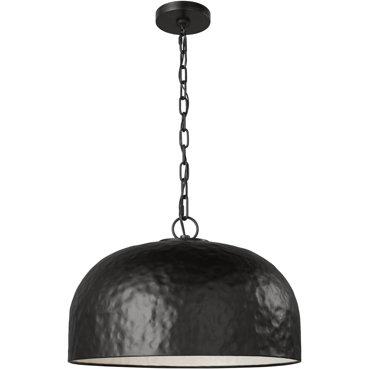Visual Comfort Studio Collection TFP1031AI Thom Filicia Buckner 1 Light 18 inch Aged Iron Pendant Ceiling Light