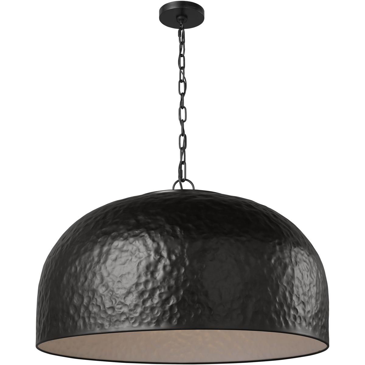 Visual Comfort Studio Collection TFP1041AI Thom Filicia Buckner 1 Light 28 inch Aged Iron Pendant Ceiling Light