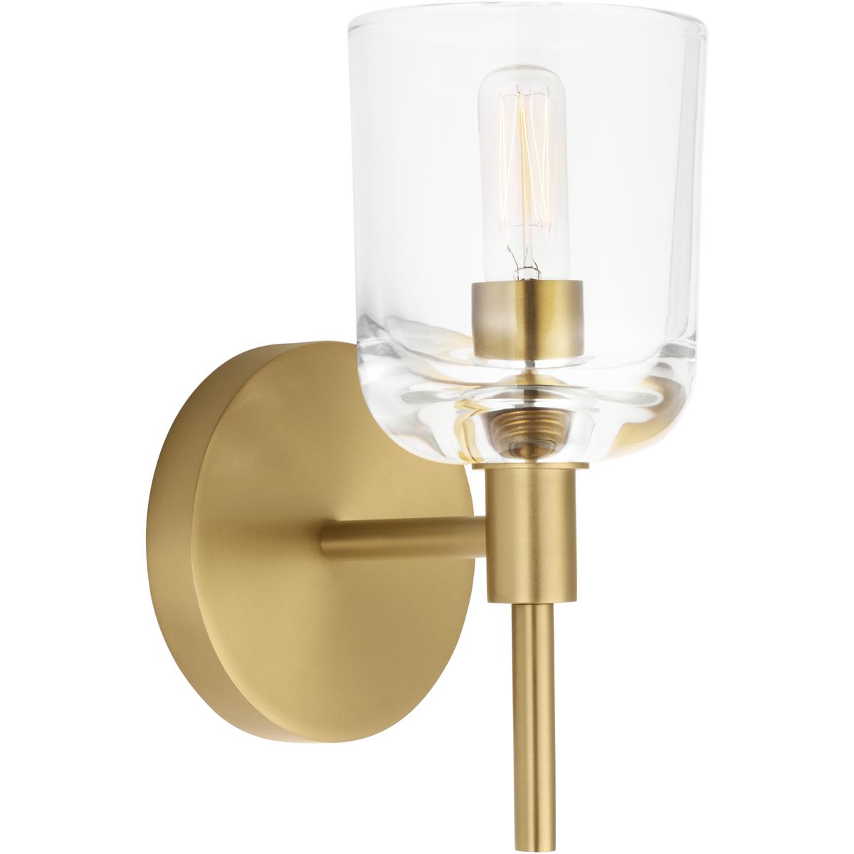 Visual Comfort Studio Collection TFV1001BBS Thom Filicia Hartley 1 Light 4.63 inch Burnished Brass Sconce Wall Light