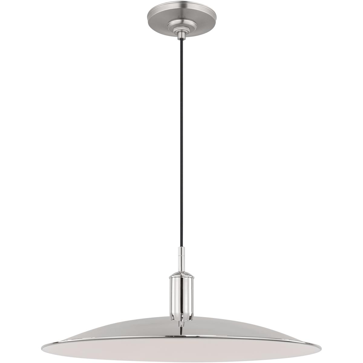 Visual Comfort Studio Collection TP1251PN TOB by Thomas O'Brien Dash LED 24 inch Polished Nickel Pendant Ceiling Light