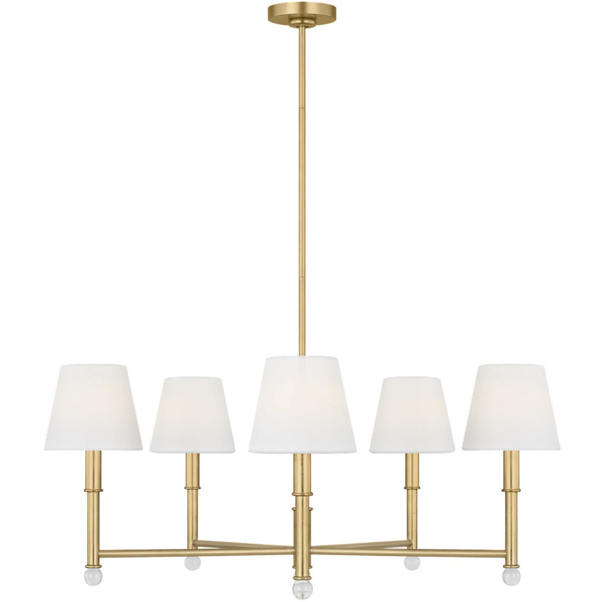 Visual Comfort Studio Collection AC1195GD Alexa Hampton Greard 5 Light 33.13 inch Gild Chandelier Ceiling Light
