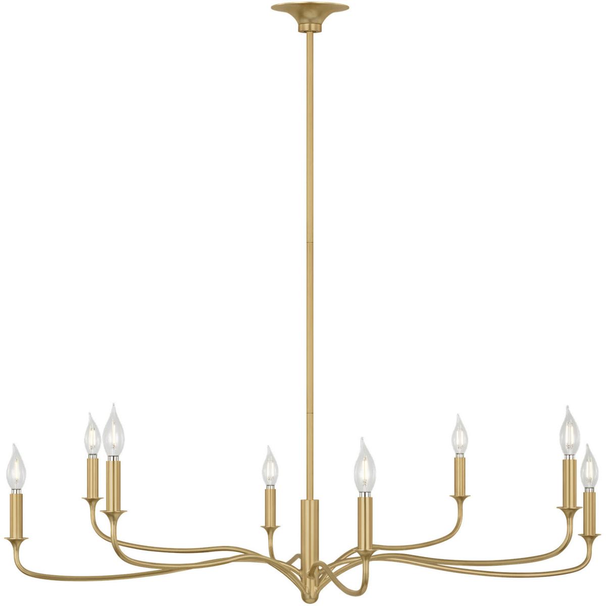 Visual Comfort Studio Collection AC1218GD Alexa Hampton Chatsworth 8 Light 42 inch Gild Chandelier Ceiling Light