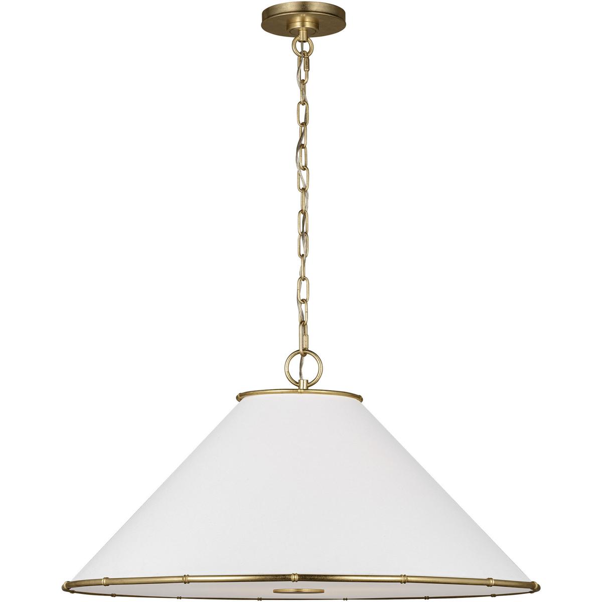 Visual Comfort Studio Collection AP1283GD AH by Alexa Hampton Aldric 3 Light 28 inch Gild Pendant Ceiling Light