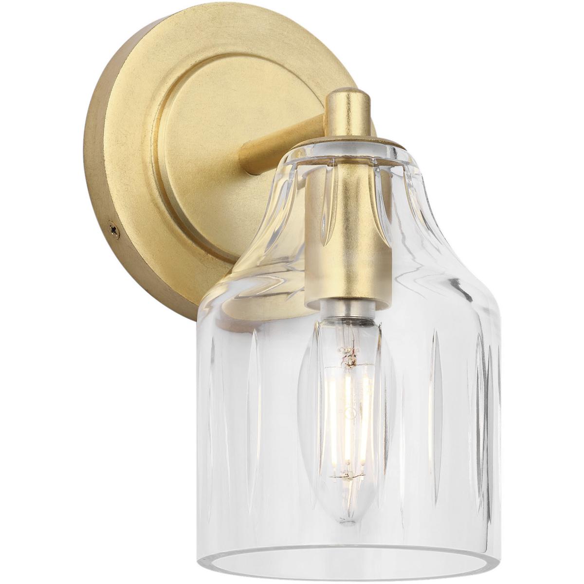 Visual Comfort Studio Collection AV1011GD Alexa Hampton Augusta 1 Light 4.5 inch Gild Bath Vanity Wall Light