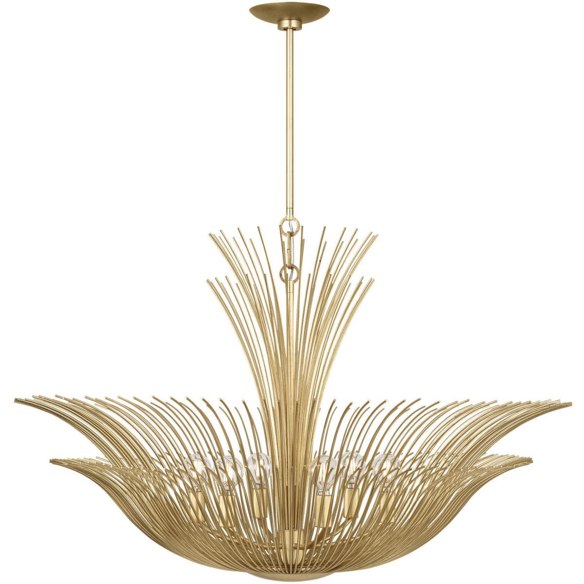 Visual Comfort Studio Collection LXC1206GD Christiane Lemieux Dorelle 6 Light 36 inch Gild Chandelier Ceiling Light