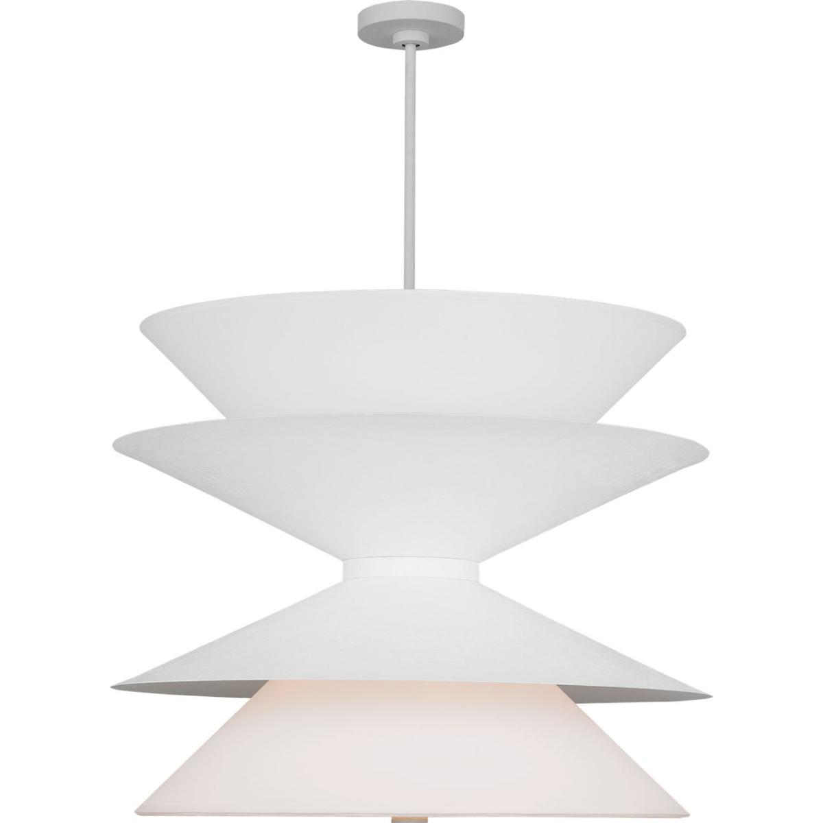 Visual Comfort Studio Collection LXP10212CPST Christiane Lemieux Chambord 12 Light 26 inch Cast Plaster Pendant Ceiling Light