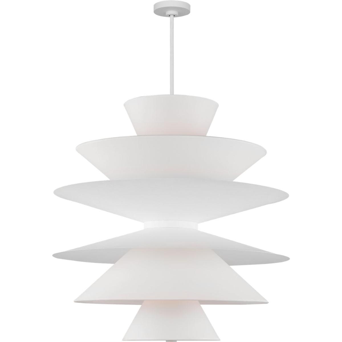 Visual Comfort Studio Collection LXP10316CPST Christiane Lemieux Chambord 16 Light 34 inch Cast Plaster Pendant Ceiling Light