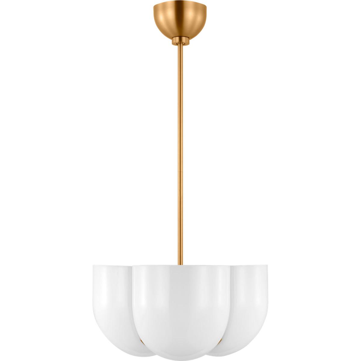 Visual Comfort Studio Collection LXP1044BBS Christiane Lemieux Cheverny 4 Light 15.13 inch Burnished Brass Pendant Ceiling Light
