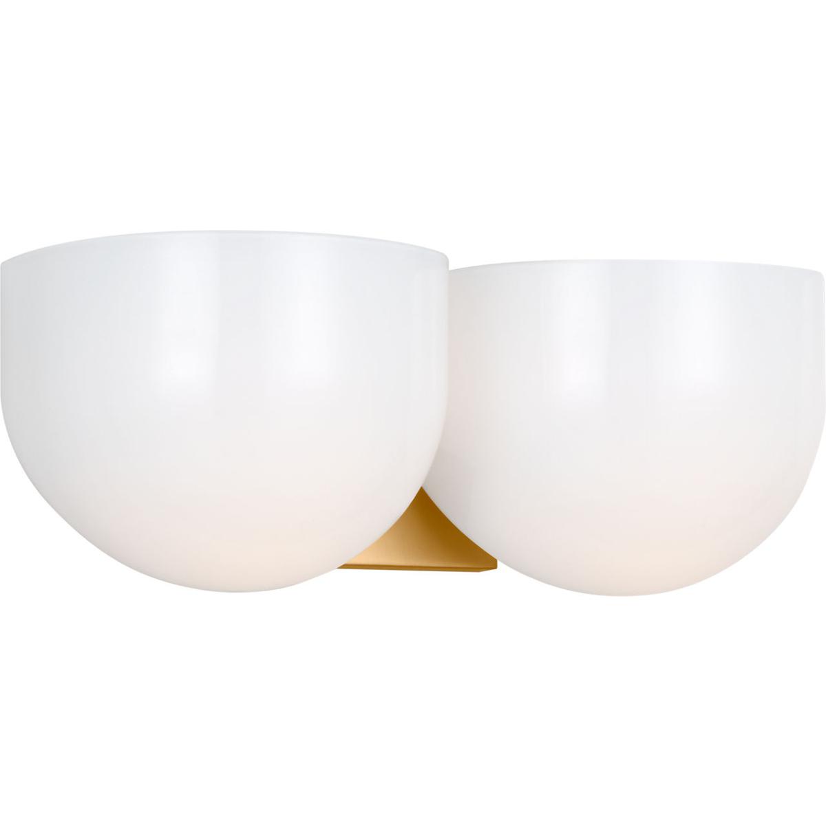 Visual Comfort Studio Collection LXV1002BBS Christiane Lemieux Cheverny 2 Light 13.25 inch Burnished Brass Vanity Light Wall Light