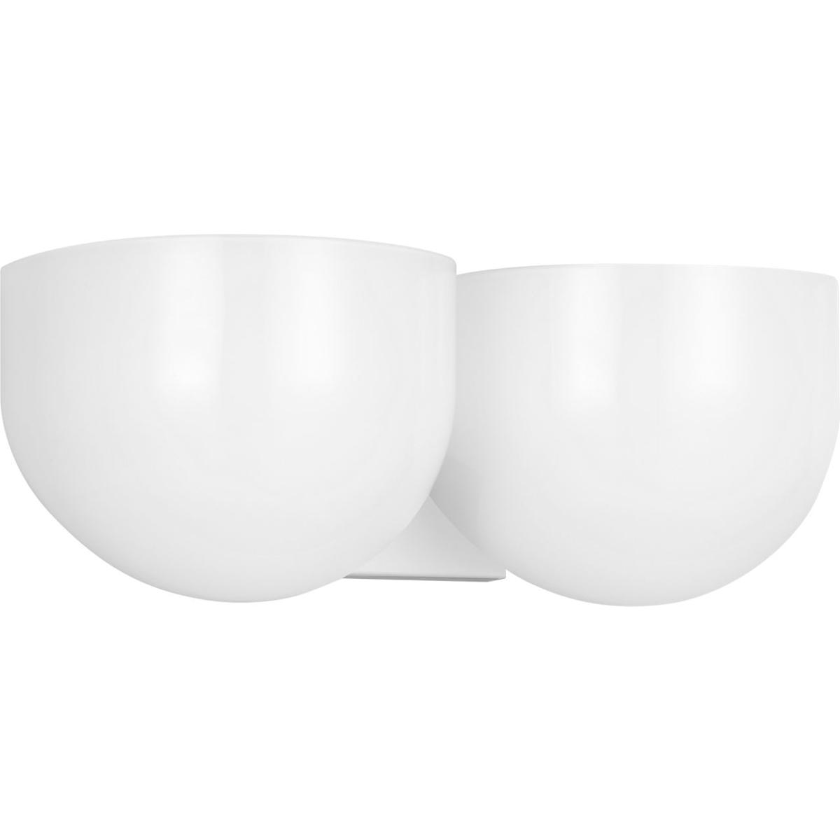 Visual Comfort Studio Collection LXV1002MWT Christiane Lemieux Cheverny 2 Light 13.25 inch Matte White Vanity Light Wall Light