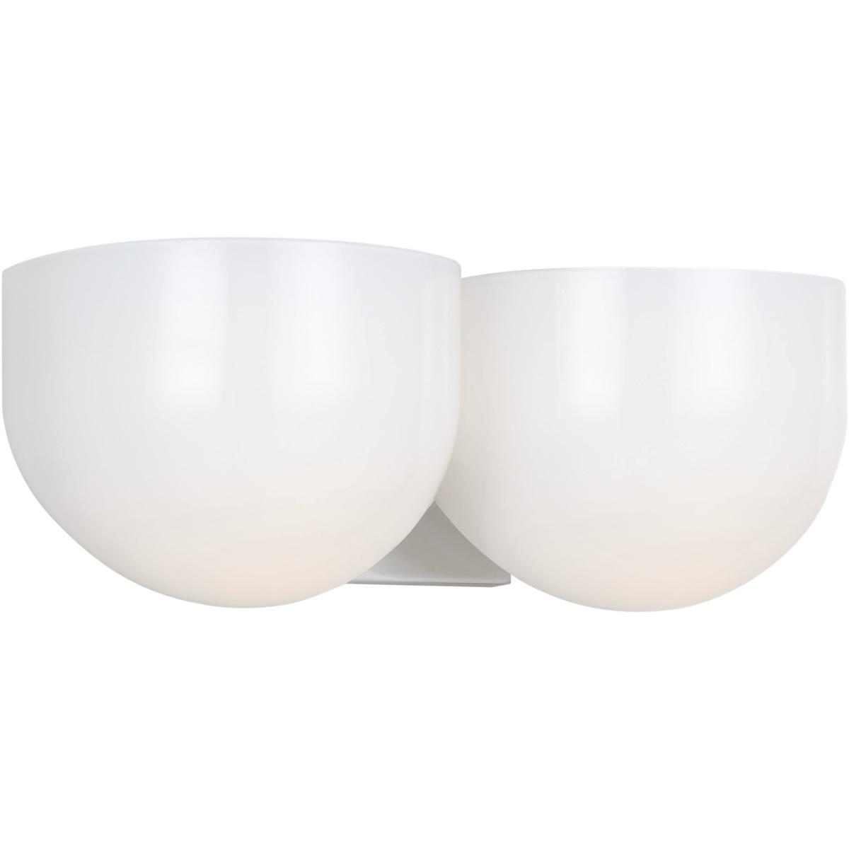 Visual Comfort Studio Collection Christiane Lemieux Cheverny 12 Inch 2 Light Bath Vanity Light Cheverny - LXV1002PN - Modern Contemporary