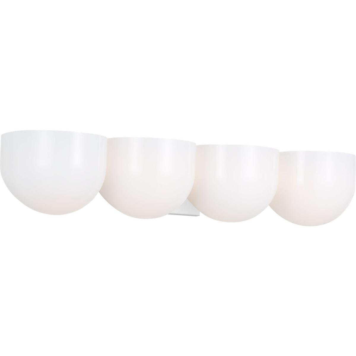 Visual Comfort Studio Collection LXV1004MWT Christiane Lemieux Cheverny 4 Light 26.63 inch Matte White Vanity Light Wall Light