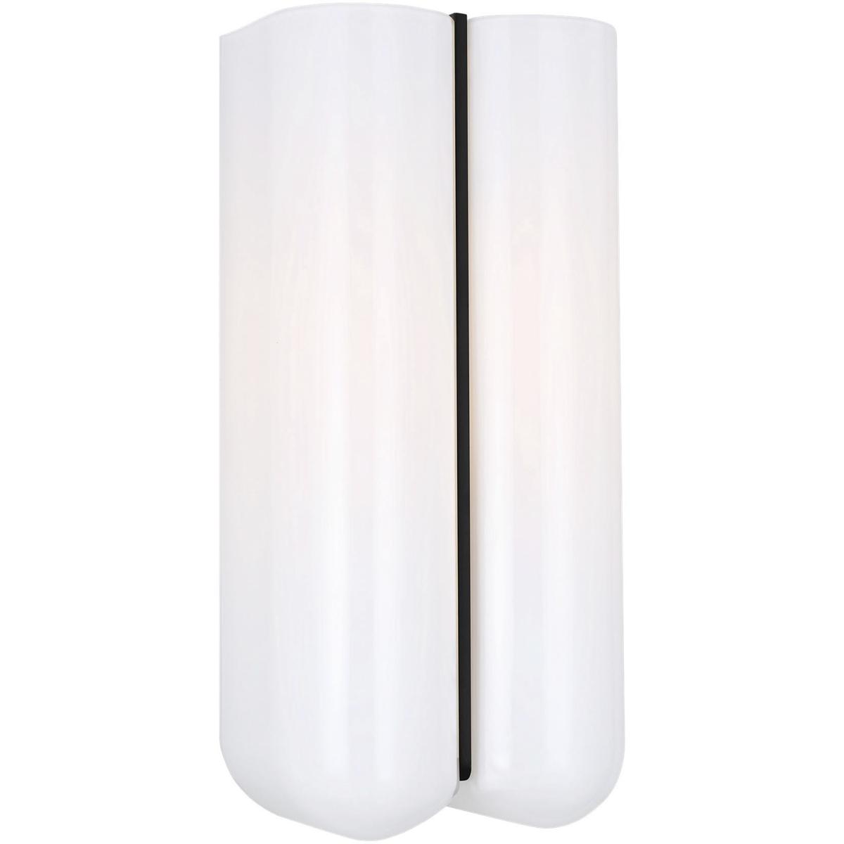 Visual Comfort Studio Collection LXW1061AI Christiane Lemieux Cheverny 1 Light 6 inch Aged Iron ADA Double Sconce Wall Light
