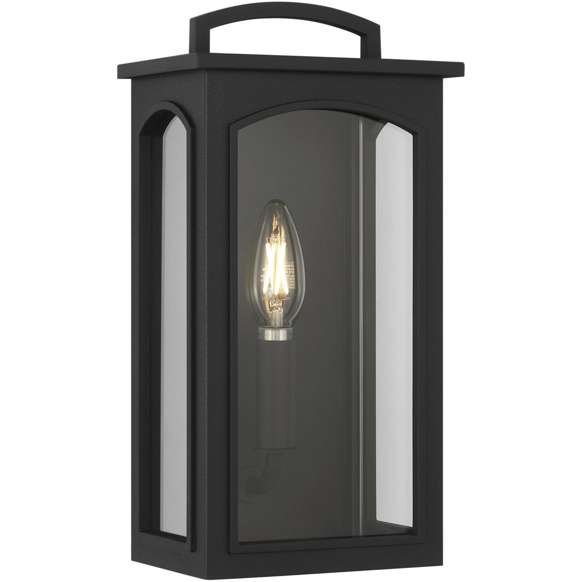 Visual Comfort Studio Collection CO1551TXB C&M by Chapman & Myers Modesto 1 Light 12.38 inch Textured Black Outdoor Wall Lantern