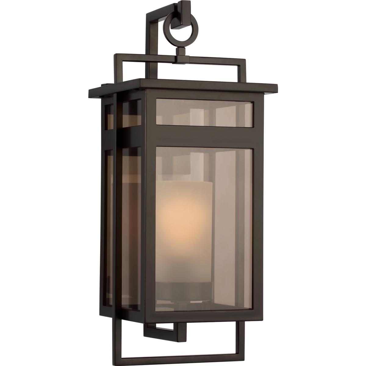 Visual Comfort Studio Collection SCCHCOWS123TRFWSG-LI C&M by Chapman & Myers Fairhaven 1 Light 15 inch Truffle Outdoor Wall Light in LED