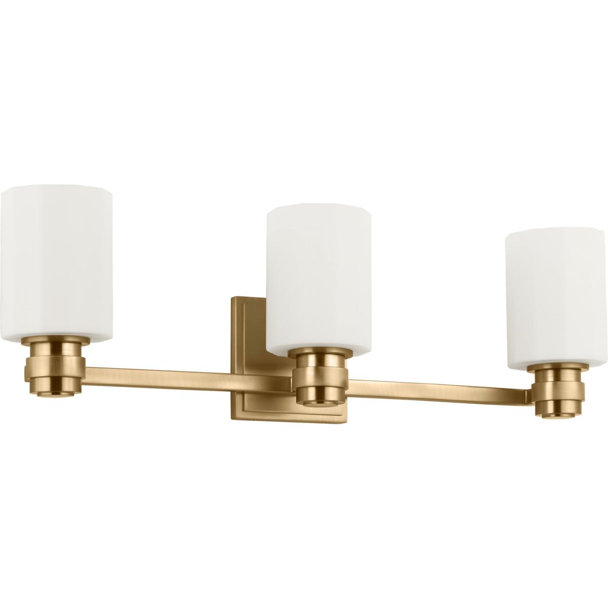 Visual Comfort Studio Collection SCCHCVN111EBSOEG C&M by Chapman & Myers Fairfax 3 Light 24 inch Estate Brass Bath Vanity Wall Light in Standard