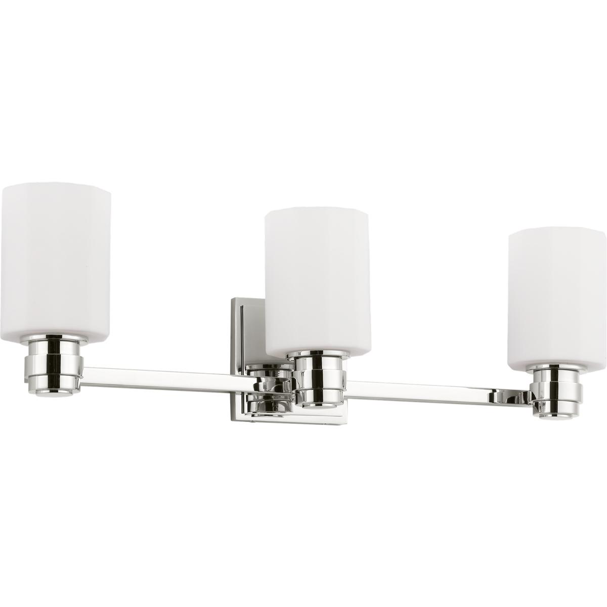 Visual Comfort Studio Collection SCCHCVN111PNOEG C&M by Chapman & Myers Fairfax 3 Light 24 inch Polished Nickel Bath Vanity Wall Light in Standard