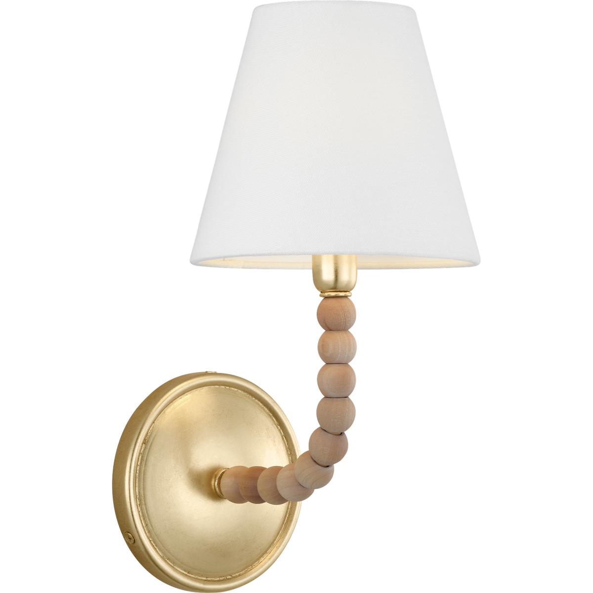 Visual Comfort Studio Collection SCCHCWS116GDNAWWL-LI C&M by Chapman & Myers Fiona 1 Light 6.29 inch Gild Wall Sconce Wall Light in LED