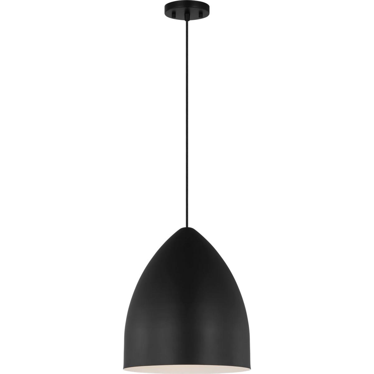 Visual Comfort Studio Collection DJP1151MBK Drew & Jonathan Scott Huron 1 Light 13 inch Midnight Black Pendant Ceiling Light