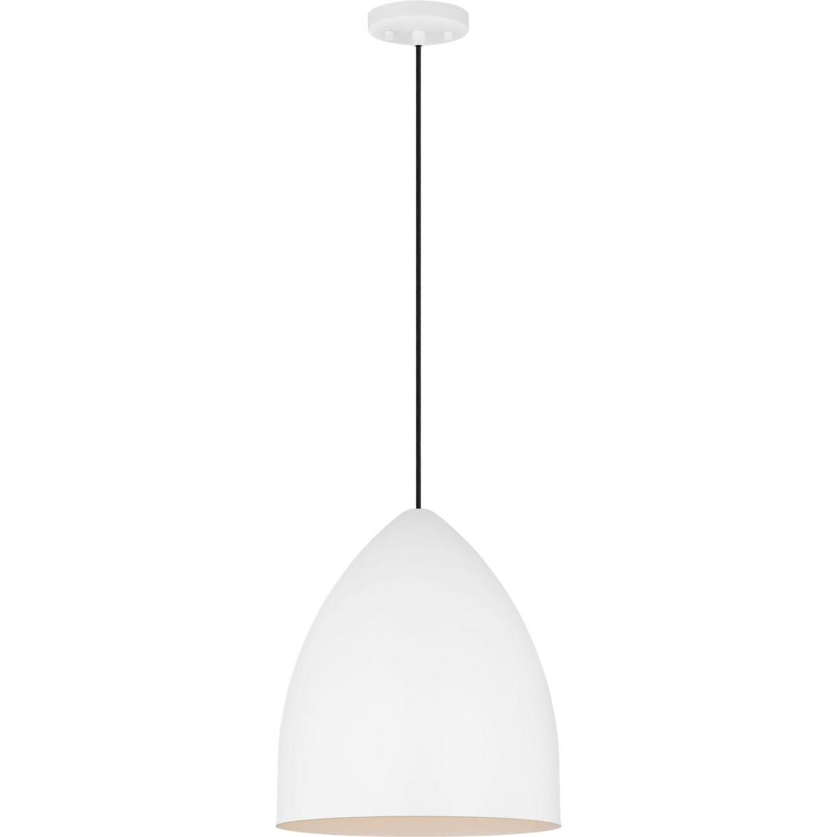 Visual Comfort Studio Collection DJP1151MWT Drew & Jonathan Scott Huron 1 Light 13 inch Matte White Pendant Ceiling Light