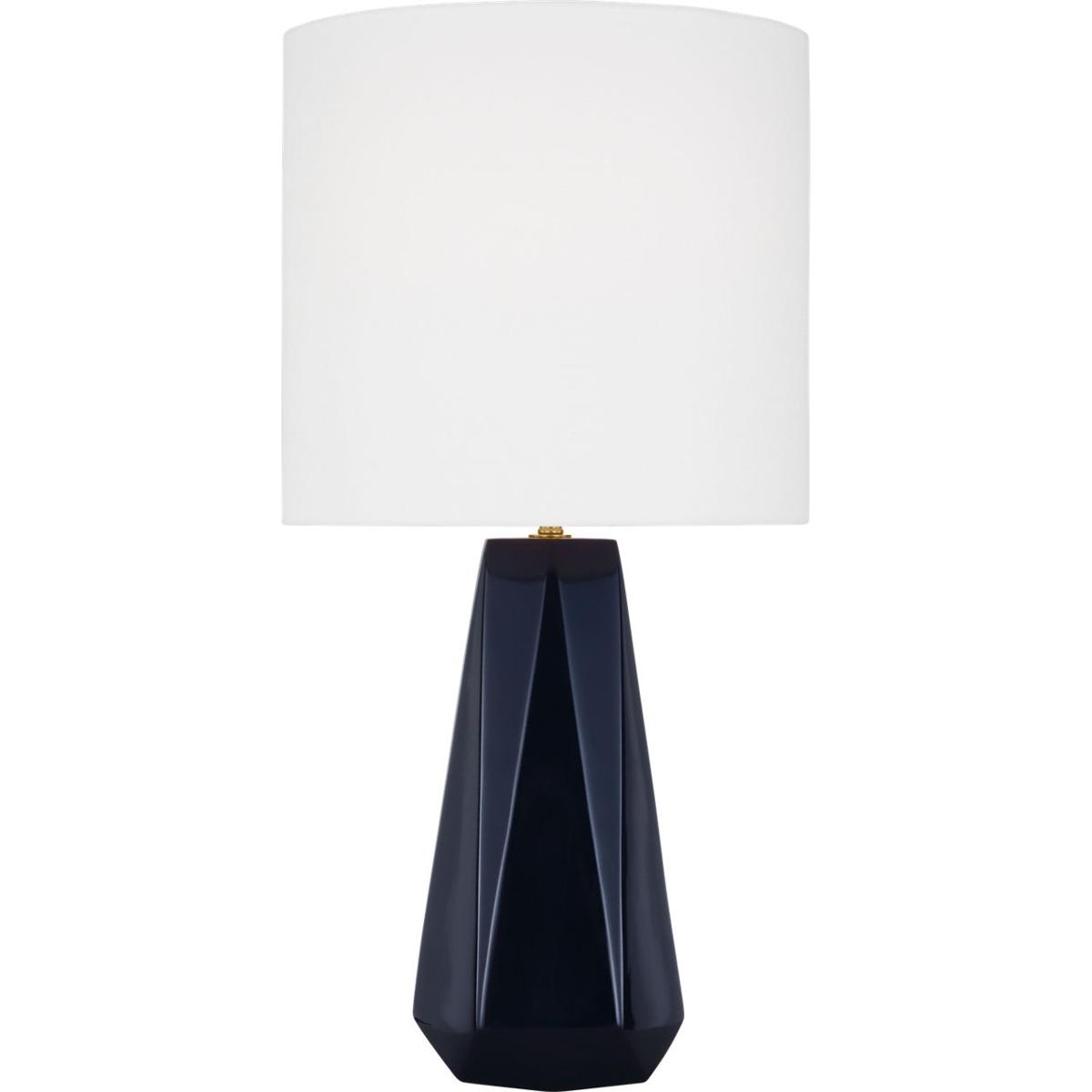 Visual Comfort Studio Collection DJT1071GNV1 Drew & Jonathan Moresby 23.13 inch 9 watt Gloss Navy Table Lamp Portable Light