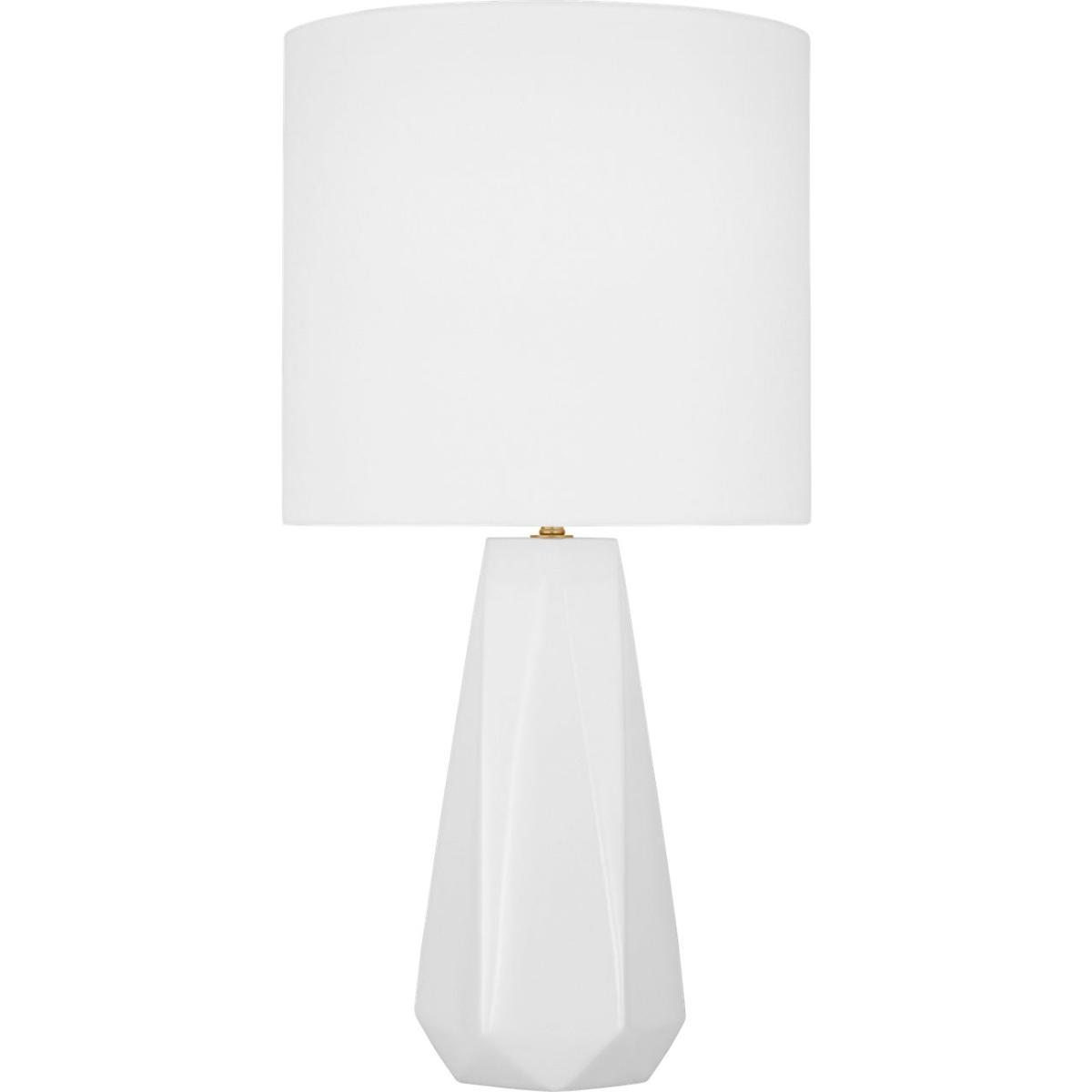 Visual Comfort Studio Collection DJT1071GW1 Drew & Jonathan Moresby 23.13 inch 9 watt Gloss White Table Lamp Portable Light