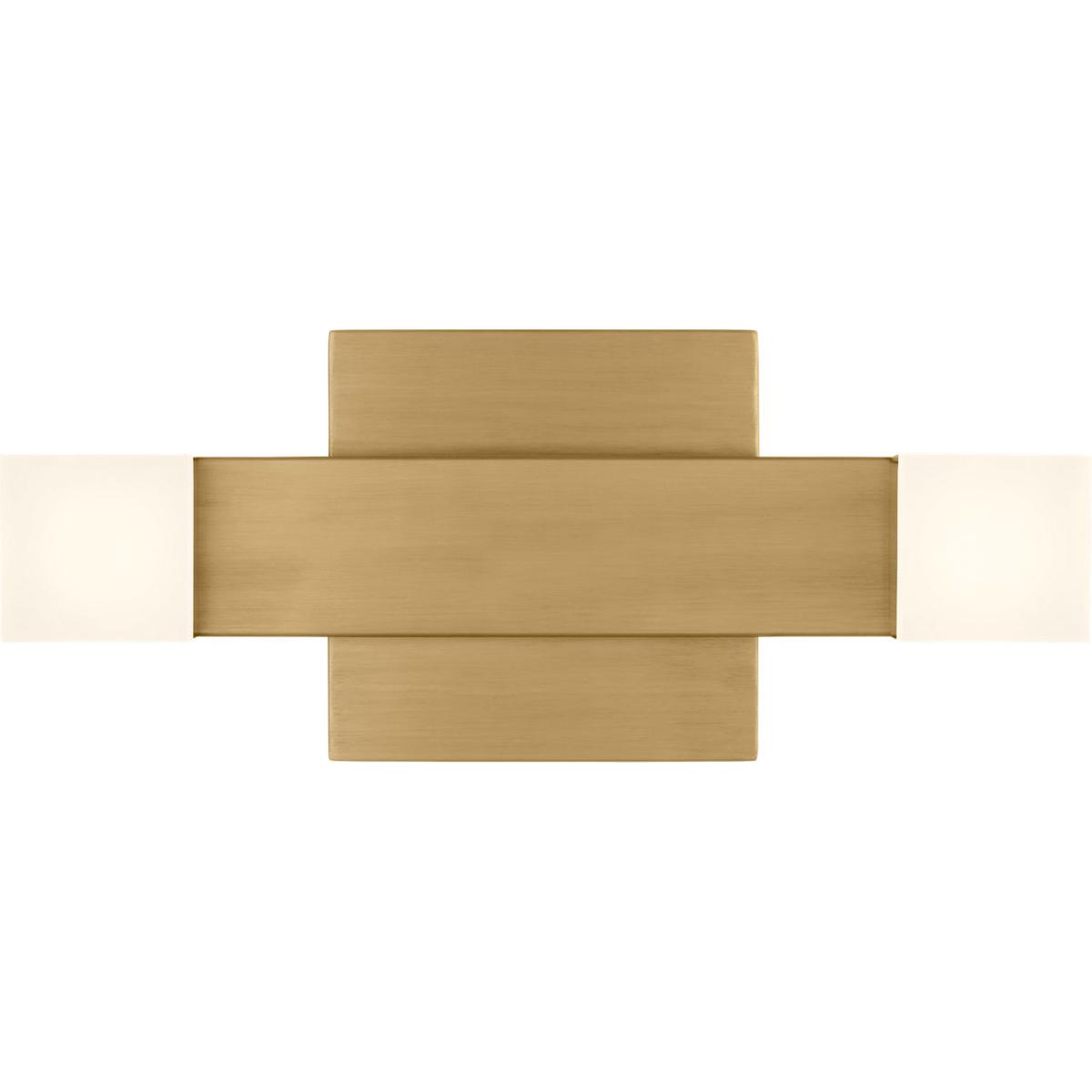 Visual Comfort Studio Collection DJV1051SB-L1 Drew & Jonathan Scott Brander LED 11.38 inch Satin Brass Vanity Light Wall Light