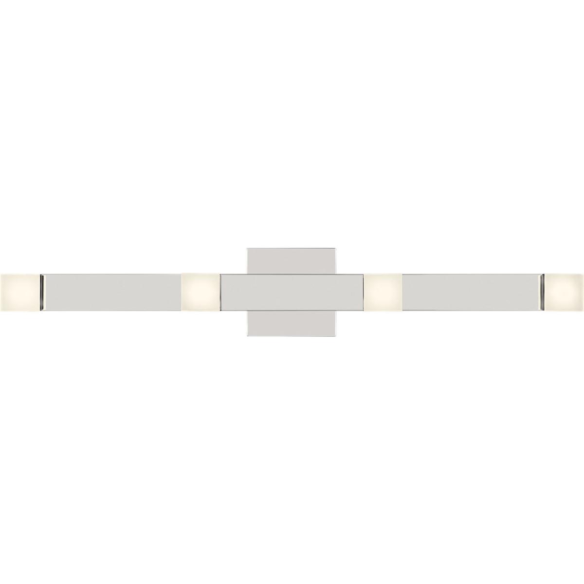 Visual Comfort Studio Collection DJV1071CH-L1 Drew & Jonathan Scott Brander LED 30.38 inch Chrome Vanity Light Wall Light