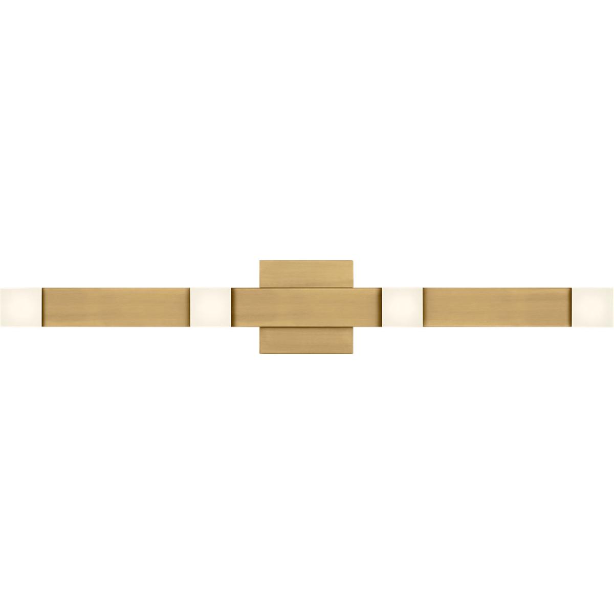 Visual Comfort Studio Collection DJV1071SB-L1 Drew & Jonathan Scott Brander LED 30.38 inch Satin Brass Vanity Light Wall Light