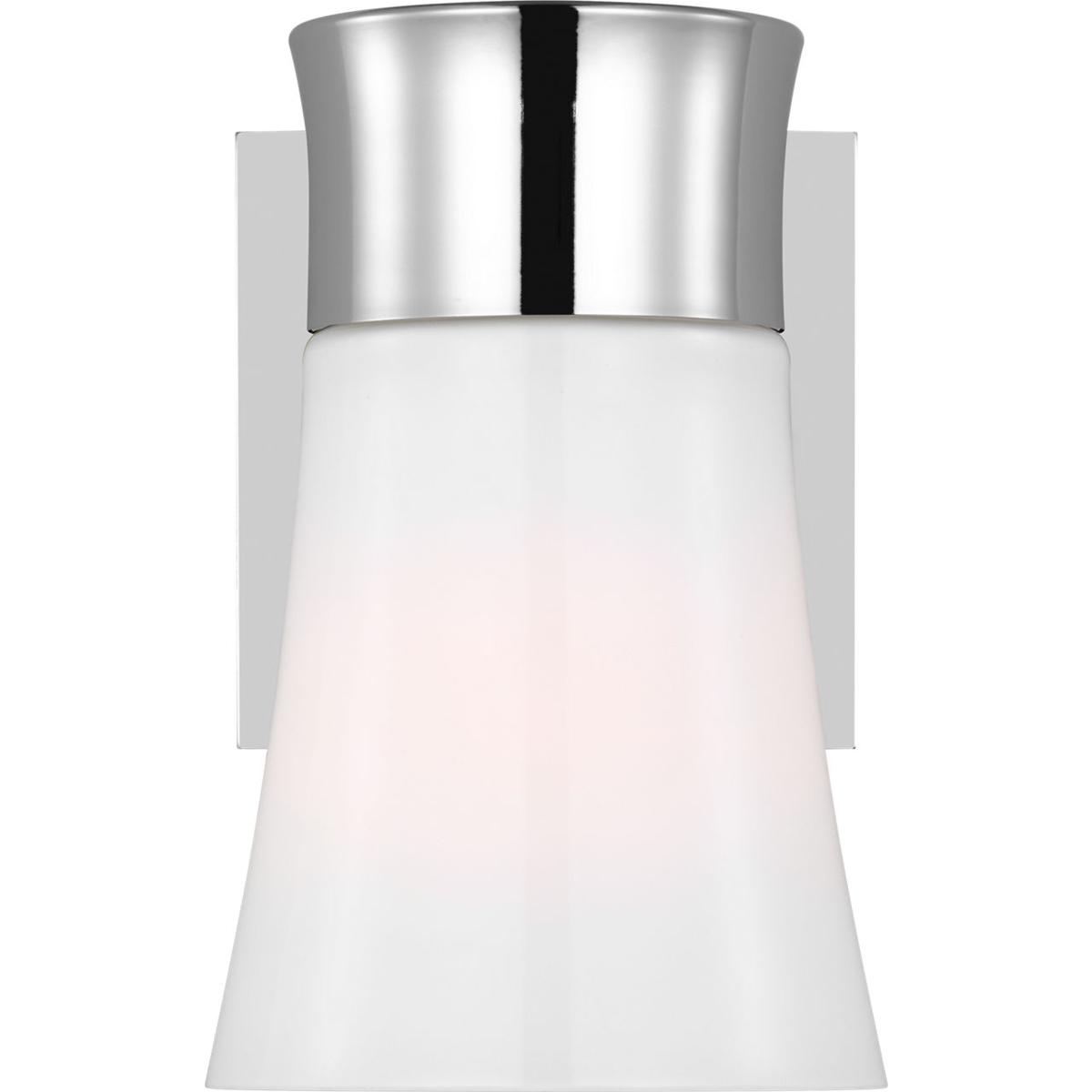 Visual Comfort Studio Collection DJV1081CH Drew & Jonathan Scott Roy 1 Light 4.5 inch Chrome Vanity Light Wall Light