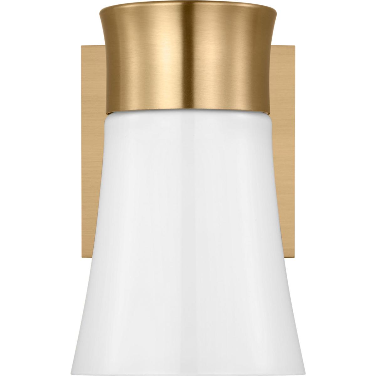 Visual Comfort Studio Collection DJV1081SB Drew & Jonathan Scott Roy 1 Light 4.5 inch Satin Brass Vanity Light Wall Light