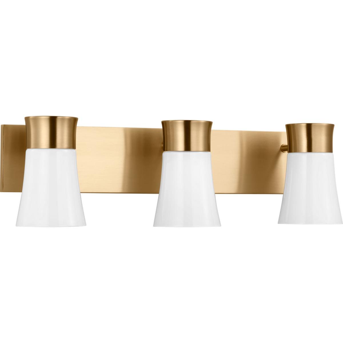 Visual Comfort Studio Collection DJV1083SB Drew & Jonathan Scott Roy 3 Light 23 inch Satin Brass Vanity Light Wall Light