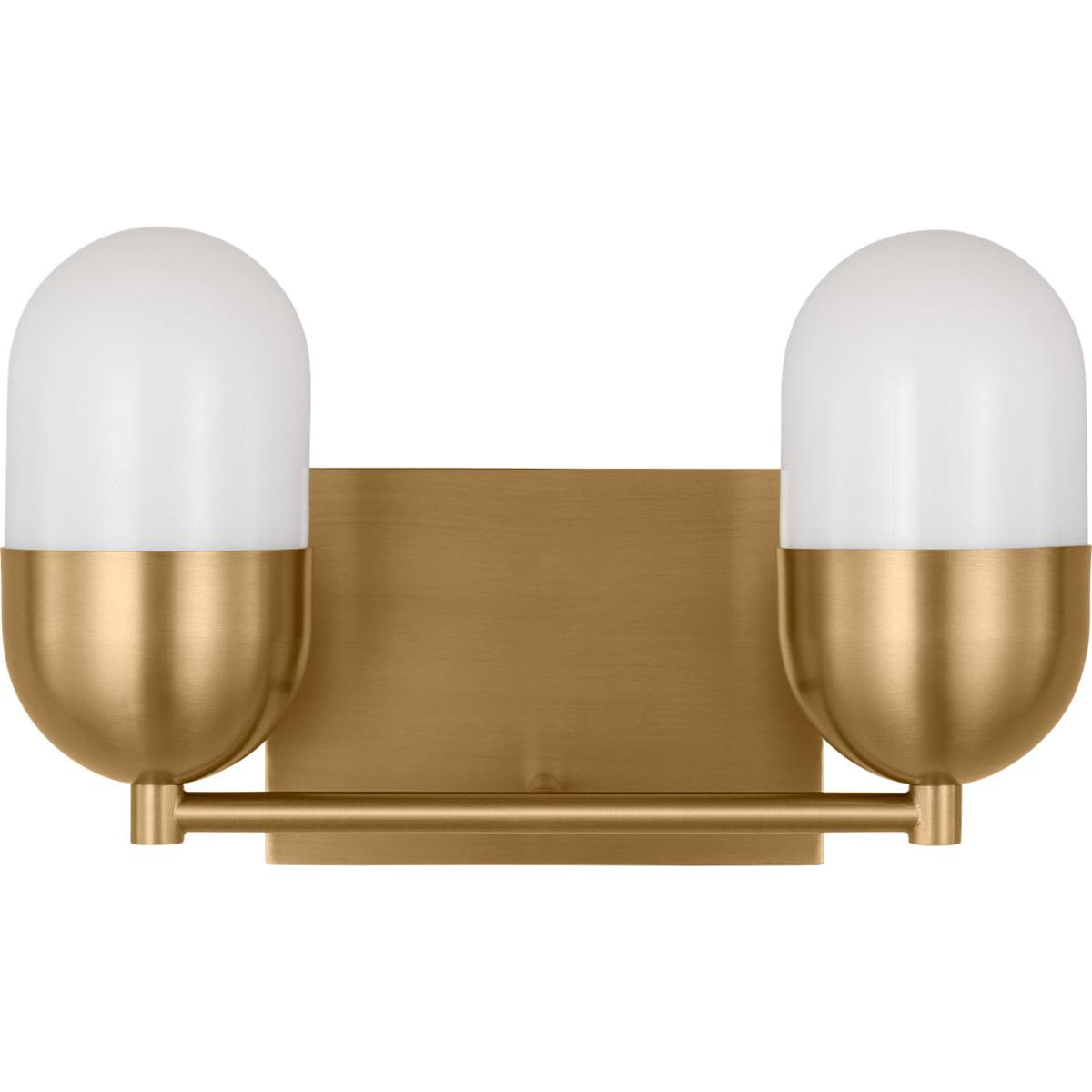 Visual Comfort Studio Collection DJV1092SB Drew & Jonathan Scott Foster 2 Light 12.63 inch Satin Brass Vanity Light Wall Light