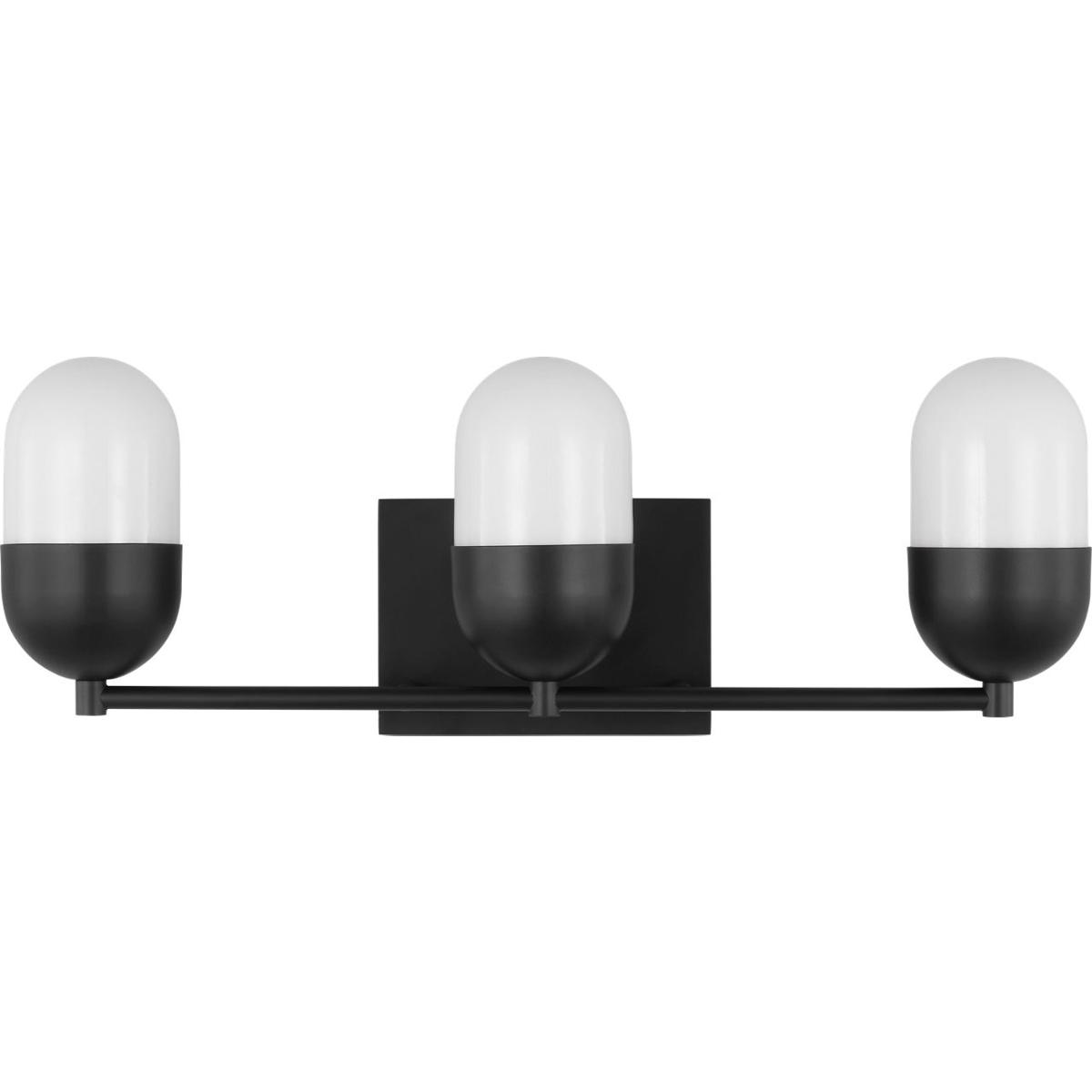 Visual Comfort Studio Collection DJV1093MBK Drew & Jonathan Scott Foster 3 Light 21.63 inch Midnight Black Vanity Light Wall Light
