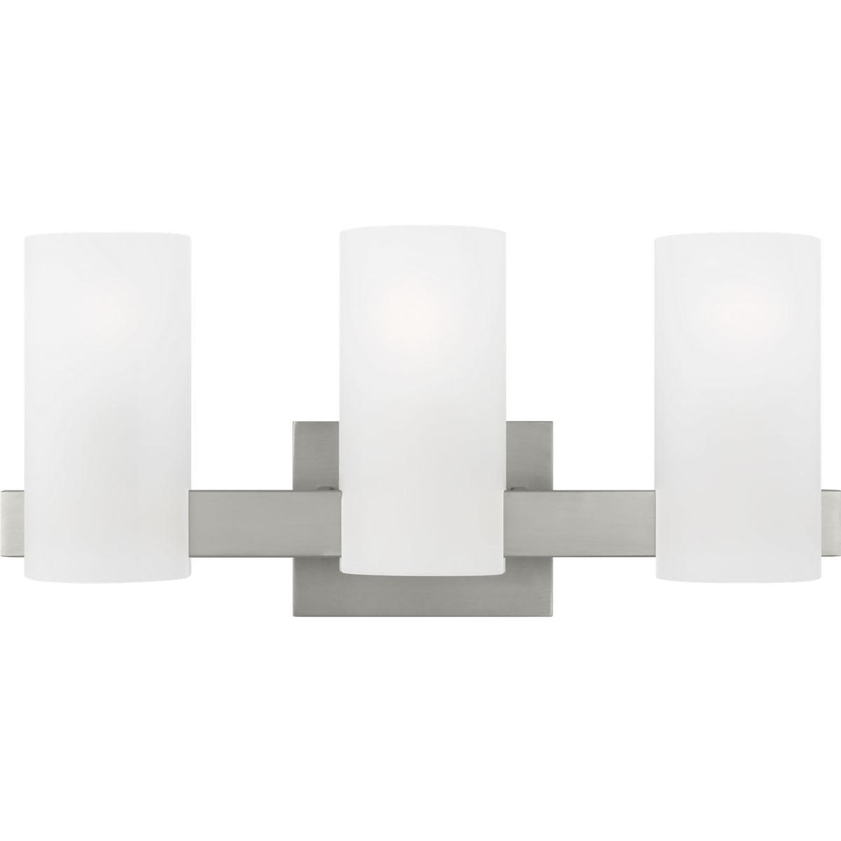 Visual Comfort Studio Collection DJV1103BS Drew & Jonathan Scott Rhode 3 Light 19.63 inch Brushed Steel Vanity Light Wall Light